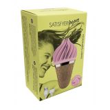 Satisfyer Layons Sweet Treat - стимулятор для клитора с вращающимися лепестками, 10х4 см (розовый с коричневым)