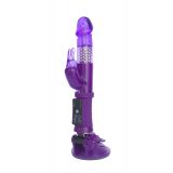 Вибратор с клиторальным стимулятором Toyfa A-Toys, TPR, Фиолетовый, 22 см