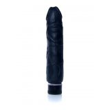 Вібратор - Real Skin Multispeed Black, 22 см