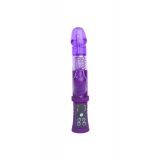 Вибратор с клиторальным стимулятором Toyfa A-Toys, TPR, Фиолетовый, 22 см