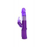 Вибратор с клиторальным стимулятором Toyfa A-Toys, TPR, Фиолетовый, 22 см