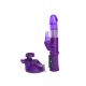 Вибратор с клиторальным стимулятором Toyfa A-Toys, TPR, Фиолетовый, 22 см