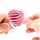 Satisfyer Layons Sweet Treat - стимулятор для клитора с вращающимися лепестками, 10х4 см (розовый с коричневым)