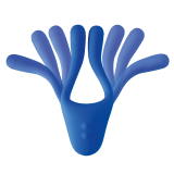 Комп'ютерний вібратор - Beauments Doppio Move Blue Vibrator