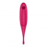 Вібратор для клітора з вакуумною стимуляцією Satisfyer Twirling Pro Red