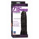 Фалоімітатор-насадка Vac - U - Lock - CodeBlack - 7 Inch Thin Dong 18.3х5.6 см
