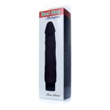 Вібратор - Real Skin Multispeed Black, 22 см