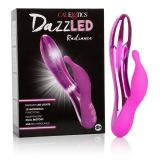 CalExotics DazzLED Radiance - вібратор кролик з LED підсвічуванням, 12,75х3, 25 см