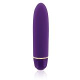 Віброкуля RIANNE S – Classique Vibe міні-вібратор на 7 режимів, чохол-косметичка Pride Deep Purple