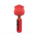 Вибромассажер Loviss Rose Mini Massage Wand Vibrator, головка в виде розы, 9 режимов