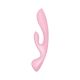 Двосторонній вібратор-кролик Satisfyer Triple Oh Pink (м'яте паковання!!!)