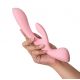 Двосторонній вібратор-кролик Satisfyer Triple Oh Pink (м'яте паковання!!!)