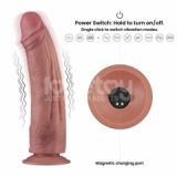 Реалістичний вібратор - Vibrating Dual Density Power Cock 10.5'' Реалістичний вібратор - Vibrating Dual Density Power Cock 10.5''