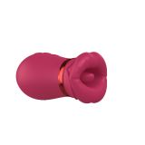 Вакуумний стимулятор з язичком - Air Tongue 360 Vibe Pink