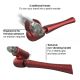Вібромасажер MAN.WAND EDGY Velvet Red