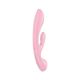 Двосторонній вібратор-кролик Satisfyer Triple Oh Pink (м'яте паковання!!!)