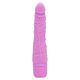 Силиконовый вибратор Classic Slim, 21x4 см (черный)