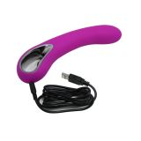 Компьютерный вибратор - Mini Massager Wand, 30 Functions Of Vibrations, Rechargeable, Silicone