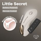 Кліторальний вібратор - Satisfyer Battery Powered Little Secret Beige