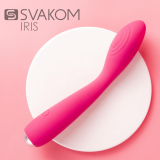 Svakom Iris - вибромассажер для клитора и точки G, 18х3 см