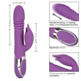 CalExotics Enchanted Kisser - вібратор кролик з поштовховими рухами і обертанням, 12,75х3, 75 см