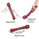 Вібромасажер MAN.WAND EDGY Velvet Red