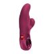 Вибратор-кролик Fun Factory MISS BI Wine Red, 2 независимых мотора, диаметр 4,2 см