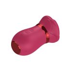 Вакуумний стимулятор з язичком - Air Tongue 360 Vibe Pink