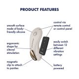Кліторальний вібратор - Satisfyer Battery Powered Little Secret Beige