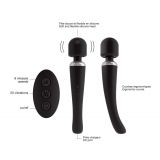 Потужний вібромасажер Dorcel Megawand Black який перезаряджається, 160 режимів