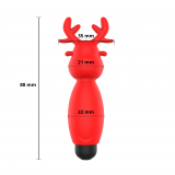 Міні-вібратор - Erospace Sweet Play Mini Reindeer Vibrator A10