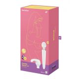 Смарт вибромассажер со сменной головкой Satisfyer Double Wand-er (мятая упаковка)