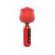 Вибромассажер Loviss Rose Mini Massage Wand Vibrator, головка в виде розы, 9 режимов