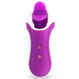 Стимулятор з імітацією оральних ласк FeelzToys - Clitella Oral Clitoral Stimulator Purple
