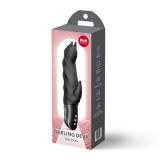 Вібратор-кролик Fun Factory Darling Devil Black, 10 режимів, працює від батарейок