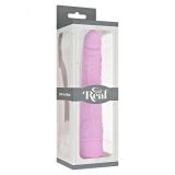Силиконовый вибратор Classic Slim, 21x4 см (телесный)