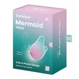 Вакуумний кліторальний стимулятор - Mermaid Vibes Mint/Pink