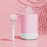 Вибратор-конфетка на палочке KISSTOY Pink Pop, зарядный кейс-ночник, 10 режимов вибрации