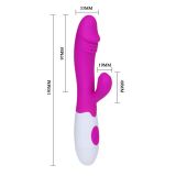 Вібратор - Silicone Vibrator Snappy Purple