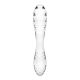 Двосторонній скляний дилдо Satisfyer Dazzling Crystal 1 Transparent (м'яте паковання!!!)