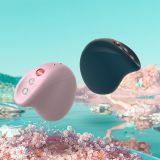 Вакуумний стимулятор Fun Factory MEA velvet green, унікальні режими, функція посторгазм