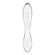 Двосторонній скляний дилдо Satisfyer Dazzling Crystal 1 Transparent (м'яте паковання!!!)