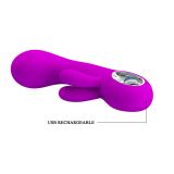 Комп'ютерний вібратор - Pretty Love Valentine Vibrator Purple