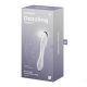 Двосторонній скляний дилдо Satisfyer Dazzling Crystal 1 Transparent (м'яте паковання!!!)
