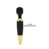 Класичний вібратор - Pretty Love Power Wand Black Gold