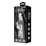 Вібратор - Alice Insects Vibrator Rotating Silver