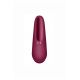 Satisfyer Curvy 1+ - вакуумно-волновой стимулятор с возможностью управления через приложение, 13.5х4.3 см, (красный)