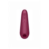 Satisfyer Curvy 1+ - вакуумно-волновой стимулятор с возможностью управления через приложение, 13.5х4.3 см, (красный)