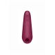 Satisfyer Curvy 1+ - вакуумно-волновой стимулятор с возможностью управления через приложение, 13.5х4.3 см, (красный)