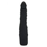 Силиконовый вибратор Classic Slim, 21x4 см (телесный)